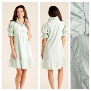 S’EDGE Mint Seaglass Green Erin Mini Dress